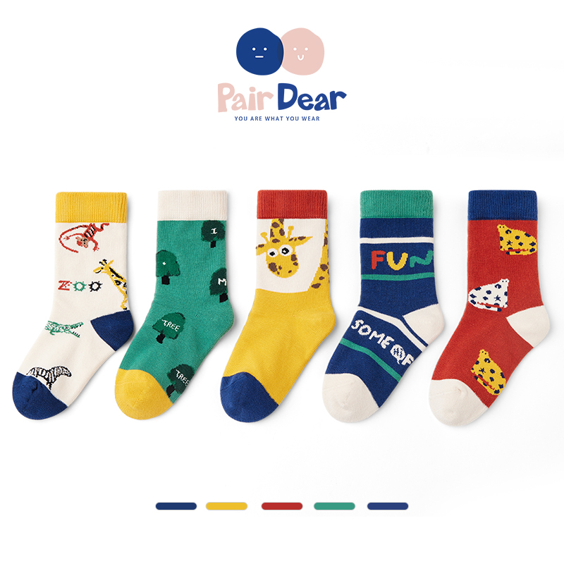 「OregonZoo」秋冬纯棉无骨袜