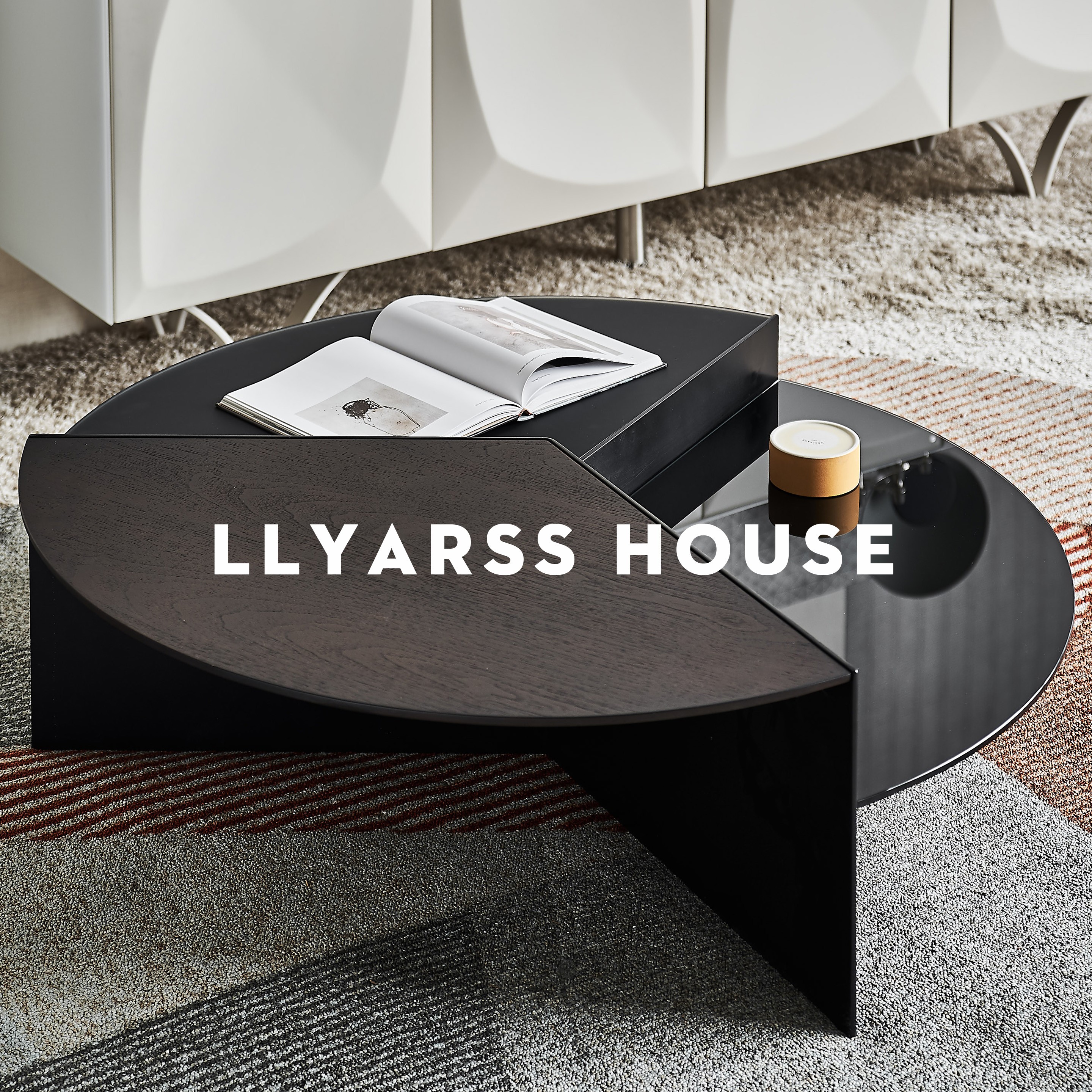 LLYARSS利亚斯橡木圆形茶几