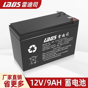 雷迪司铅酸蓄电池12V7AH9AH100AH