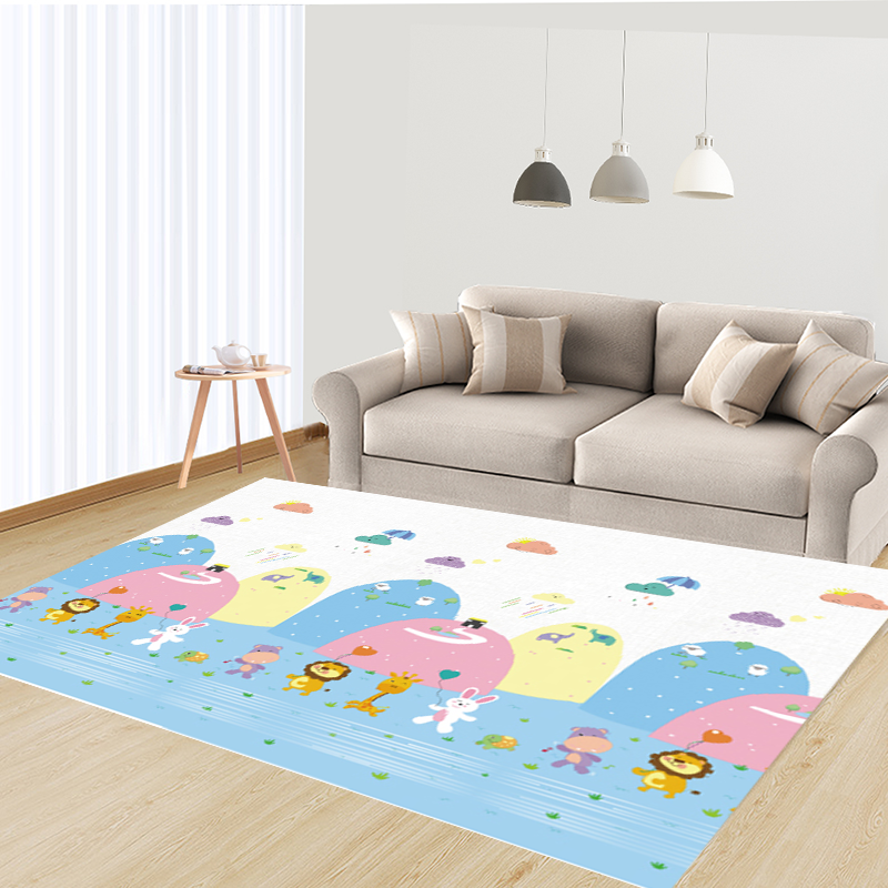 山姆同款林点PVC树脂爬行垫爬爬垫防滑防摔可折叠防噪音抠不破