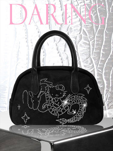 新年龙年KT烫钻手提包大容量保龄球包