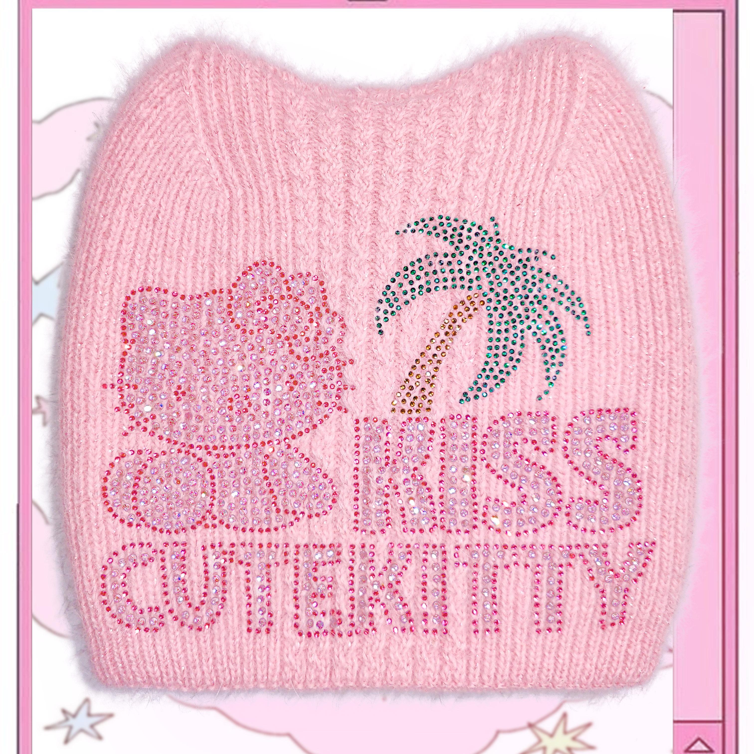 毛绒帽秋冬保暖可爱春秋冬季