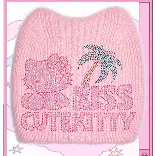 毛绒帽秋冬保暖可爱春秋冬季