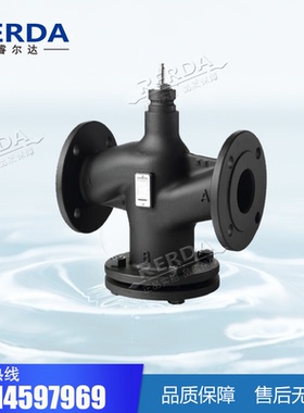 SIEMENS正品西门子VXF53.32-16 水铸铁法兰电动三通蒸汽调节阀门