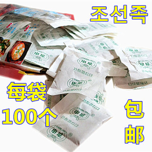 延边汪清申联方便面料包面条馄饨料腌肉烧烤料棒鱼烤肉料100小袋