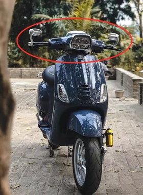 适用RA GP300S/200S TG300S改装手把后视镜铝合金个性车把反光镜