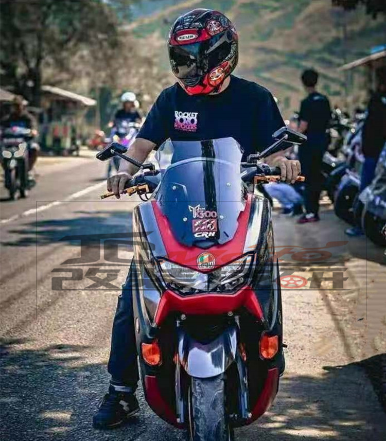 适用于雅马哈NMAX 125改装后视镜tricity 155新款反光镜倒车镜