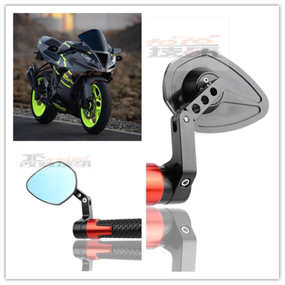 适用于雅马哈MT03 MT07 MT09手把后视镜XSR700/900专用复古反光镜