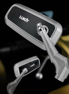 适用春风150AURA铝合金改装后视镜 济南铃木 US125通用反光镜配件