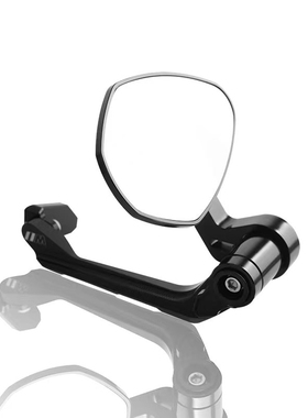 适用雅马哈XMAX300 NMAX155改装手把后视镜 车把骑行护弓反光镜倒