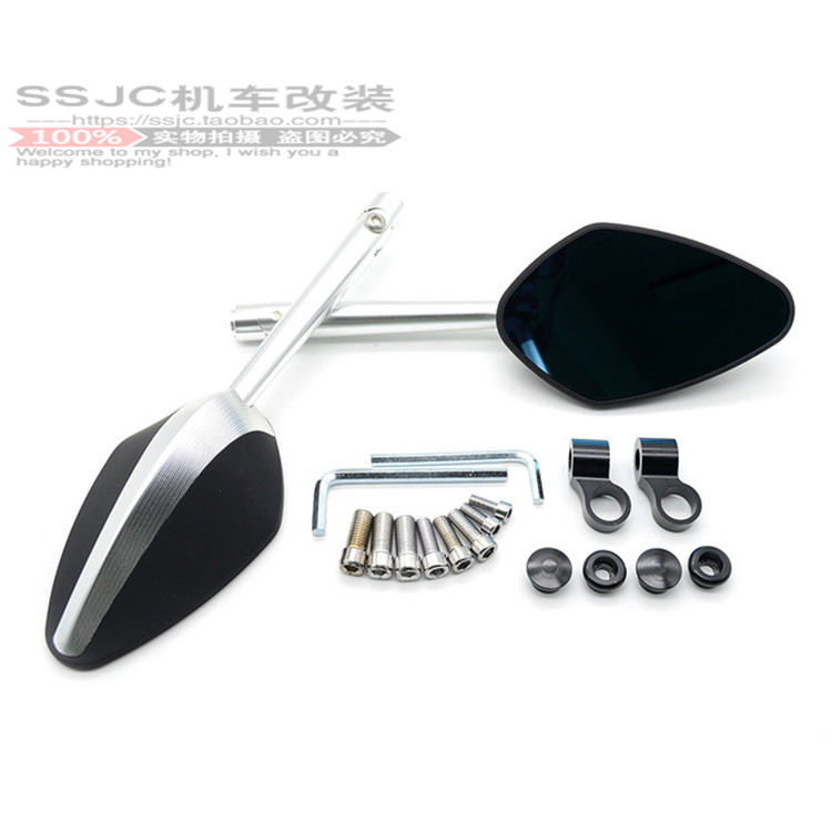 摩托车STRADALE800 15-19年改装铝合金新款后视镜倒视镜