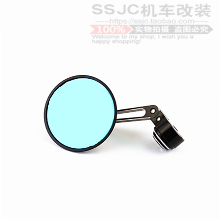 宗申赛科龙x1-150改装手把后视镜rx3/re3s车把镜倒车小圆镜