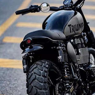 T120复古手把镜广角盲区辅助镜 1200 适用凯旋速双Speed Twin900