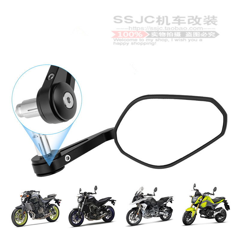 适用于雅马哈XSR900 XSR700r摩托车手把端改装后视镜侧身镜车把镜
