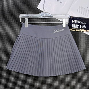 春夏季 8809 学院风裙子小众辣妹重工百褶裙女短裙高腰显瘦半身裙
