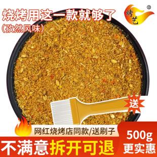 孜然粉烧烤调料烤肉调味撒料家用蘸料腌料椒盐套装 组合全套羊肉串