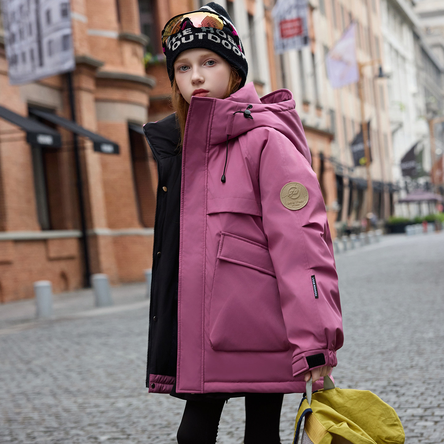 儿童羽绒服露营工装风男女童2025冬新品短款连帽派克服冲锋衣外套,童装/婴儿装/亲子装,羽绒服,淘宝优惠券,粉丝福利购,淘宝优惠卷