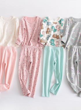 Kids Underwear Sets Pajamas Suits Children Long John欧美儿童
