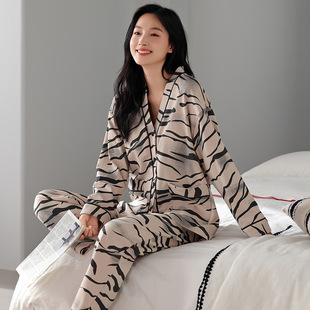 women pajama ladies homewear female睡衣女2025年新款秋冬春季