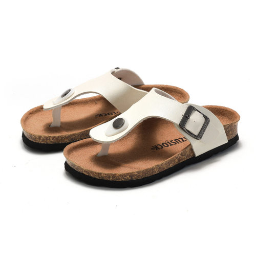 New Cork Sandals Child Footwear Girls Boys Flats Shoes软木
