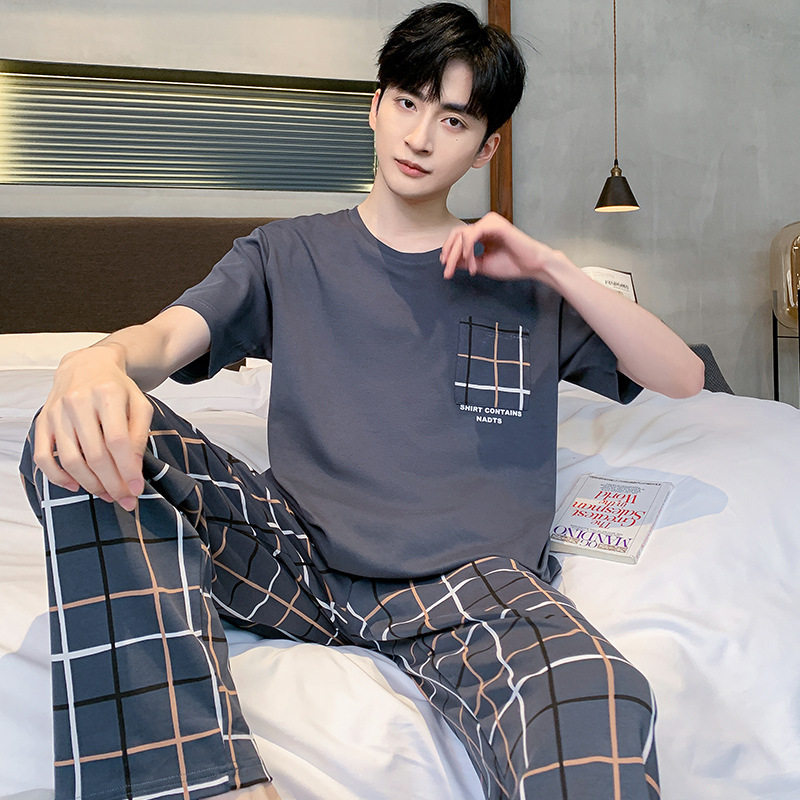 Plus Size Men's Pajamas Quality Homewear Sleepwear maleMR