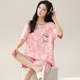 female wash homewear pajamas pajama student easy clothes