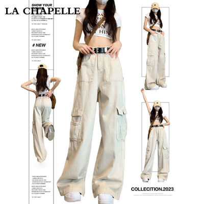 versatile denims pants loose jeans baggy trousers潮流新款