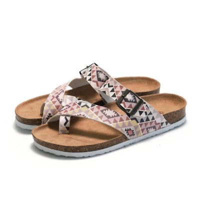 Women Flats Shoes New Cork Sandals Footwear软木女鞋睿足2025