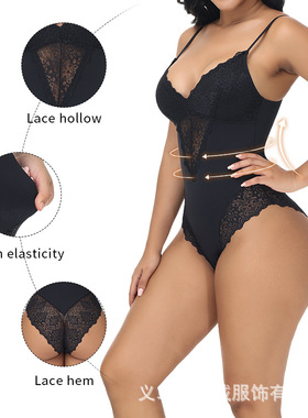 Womens Body Shapewear Bodysuit Body Shapers塑形美体衣蕾丝