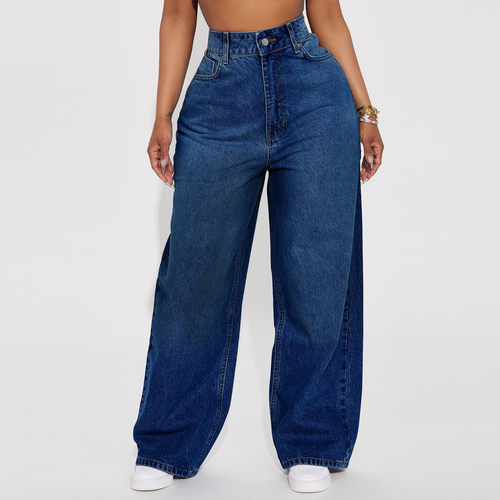 versatile denims pants loose jeans baggy trousers欧美裤子