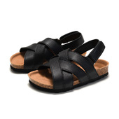 夏 Child Cork New Boys Sandals Girls Shoes凉鞋 Footwear Flats