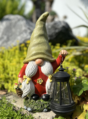 臻尚树脂摆件田园庭院太阳灯厂家