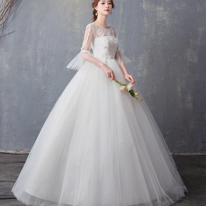 空气感喇叭袖 冬季新款新娘长袖婚纱礼服2018新品苏州虎丘婚纱在类目 女装/女士精品, 婚纱/旗袍/礼服, 婚纱中 - 来自Buy2taobao.com提供专业的淘宝代购服务