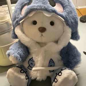 送女友超用心生日礼物网红小熊套装关节小熊公仔四肢可动毛绒玩具