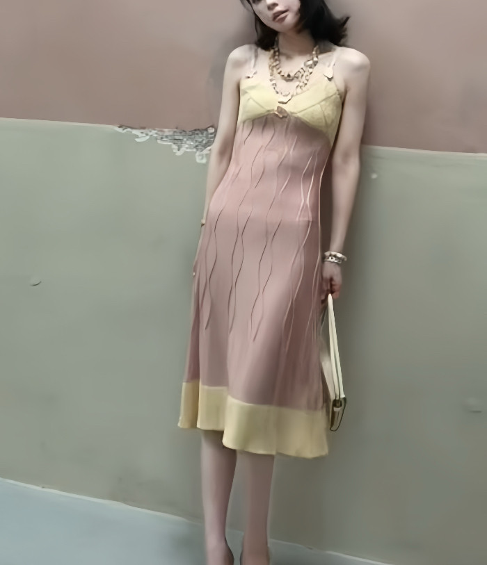 ASM 安娜/法式复古小香风纱线立体刺绣小花vintage针织连衣裙女