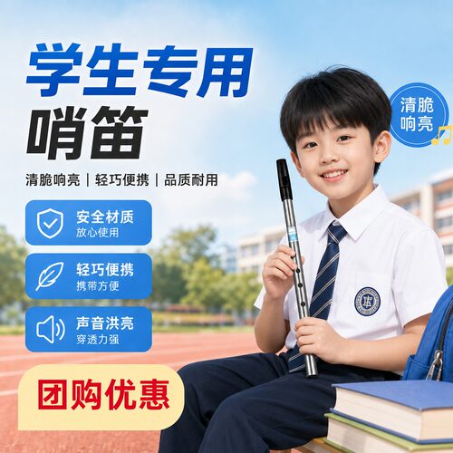 romusic爱尔兰哨笛d调c调风笛初中生儿童六孔竖笛初学小学生专用