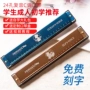 Harmonica người mới bắt đầu 24 lỗ đa âm c nam cao tuổi trẻ em sinh viên chuyên nghiệp chơi nhạc cụ giai điệu piano - Nhạc cụ phương Tây giutar