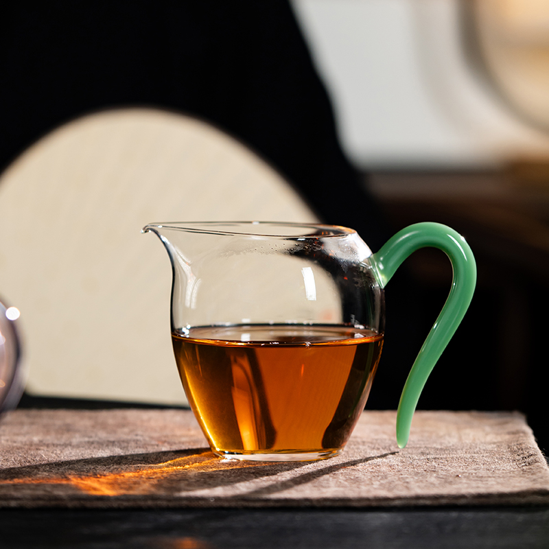 东古陶瓷玻璃公道杯耐热茶海日式