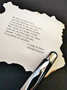 chaplin卓别林收藏圆珠笔外贸签字笔黑色金属宝珠笔送礼原子笔