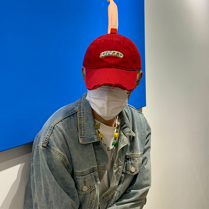 街头字母刺绣鸭舌帽嘻哈男女