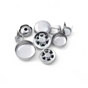 鸭舌帽棒球帽顶扣配件布包扣胚模具太阳帽圆形钮扣包布扣金属胚