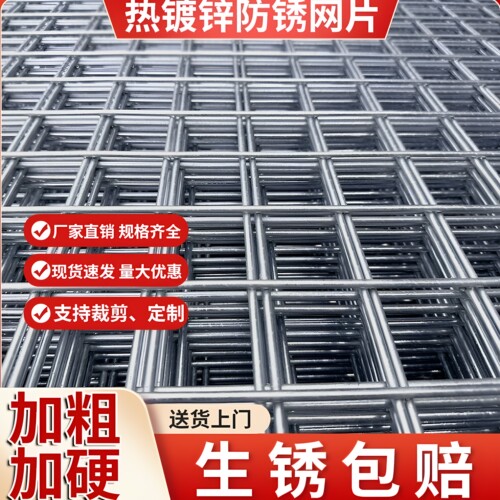 镀锌钢丝网片围栏狗笼加粗铁丝网鸽舍加密小孔建筑铁网格养殖栅栏