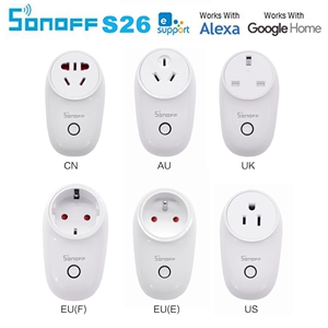 Sonoff S26 Yiwei Wi -Fi Intelligent Timing Smart Switch Smart Switch British, American, European и Macao Siri Siri