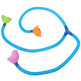 幼儿园科学区材料多人互动游戏声音传播实验自制电话传声筒玩教具