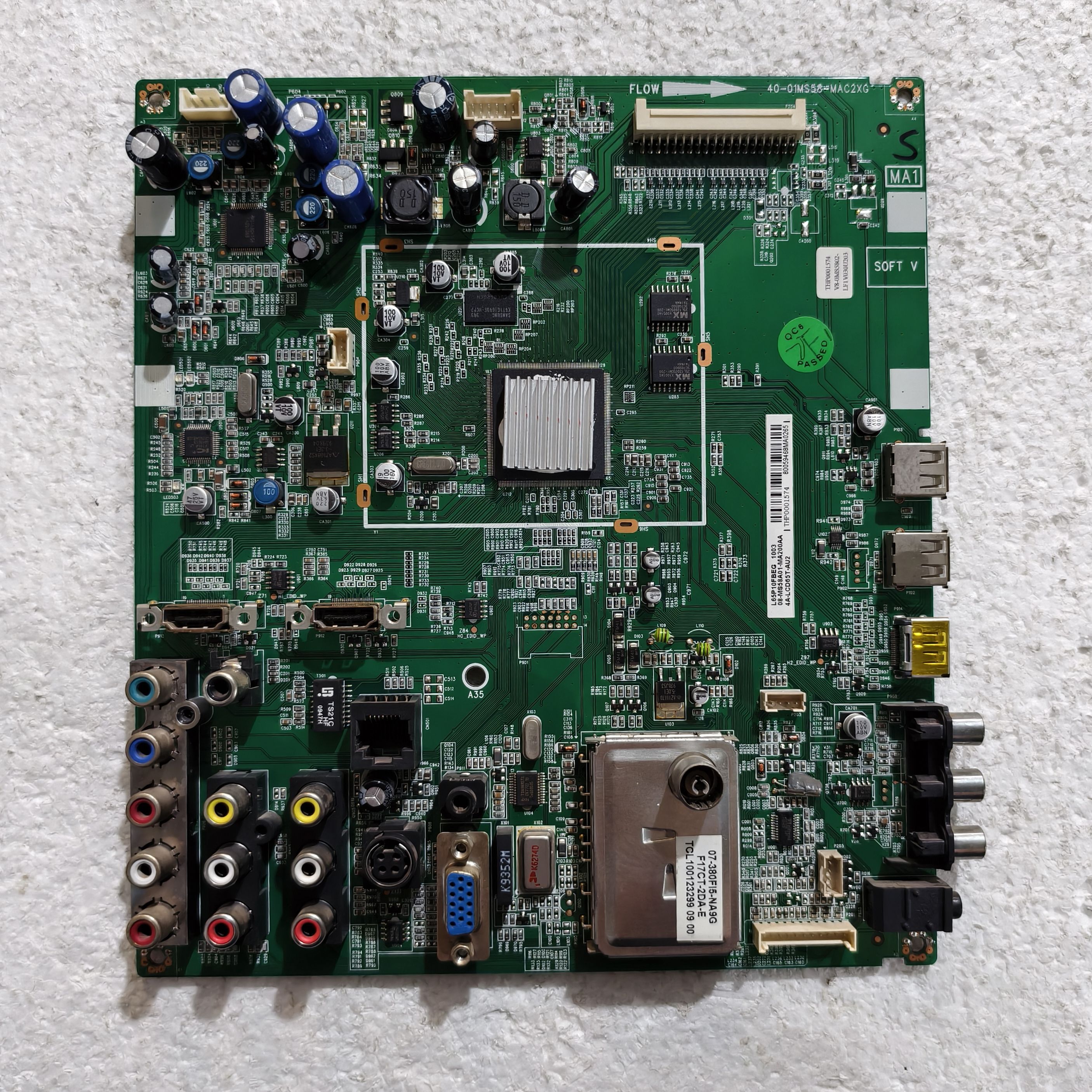 原装 TCL L46V10FBEG主板 40-01MS58-MAC2XG 屏T460HW03 测好现货