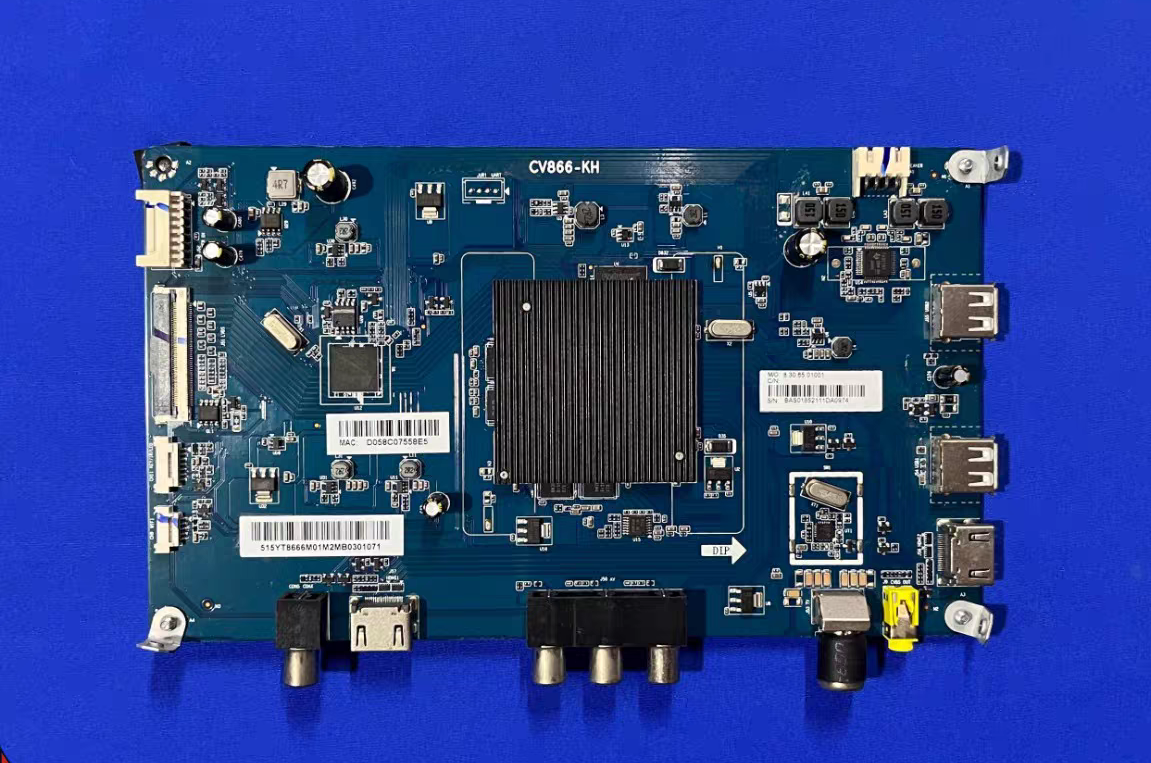 九成新原装海尔55U1电视主板CV866-KH配屏V550DJ2-Q01测试好 现货