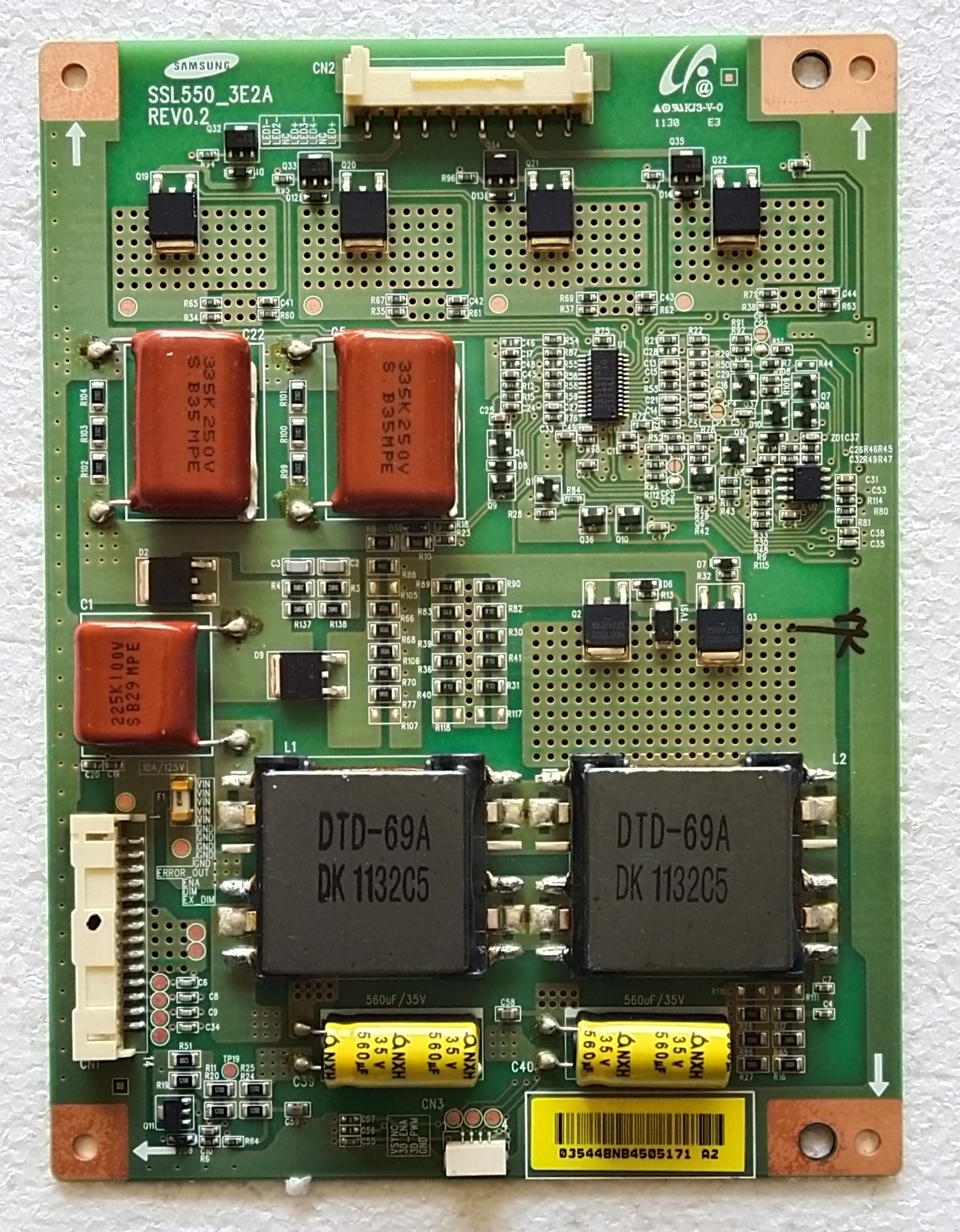 原装海信LED55K510G3D电视高压恒流板SSL550-3E2A实物图 测试完好