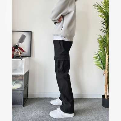 POPLAR微喇工装显腿长vibe长裤