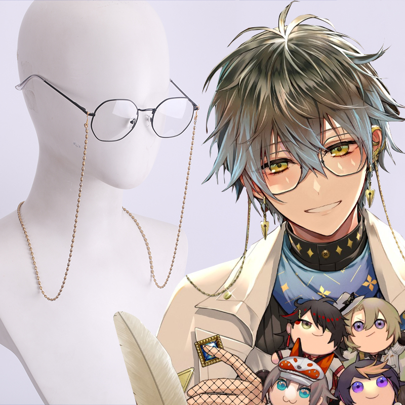 虚拟主播眼镜镜框cosplay配件