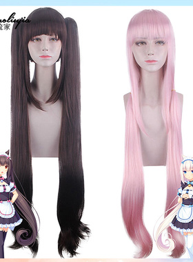 猫八 cos假发 巧克力与香子兰chocolat巧克力 NEKOPARA猫娘乐园